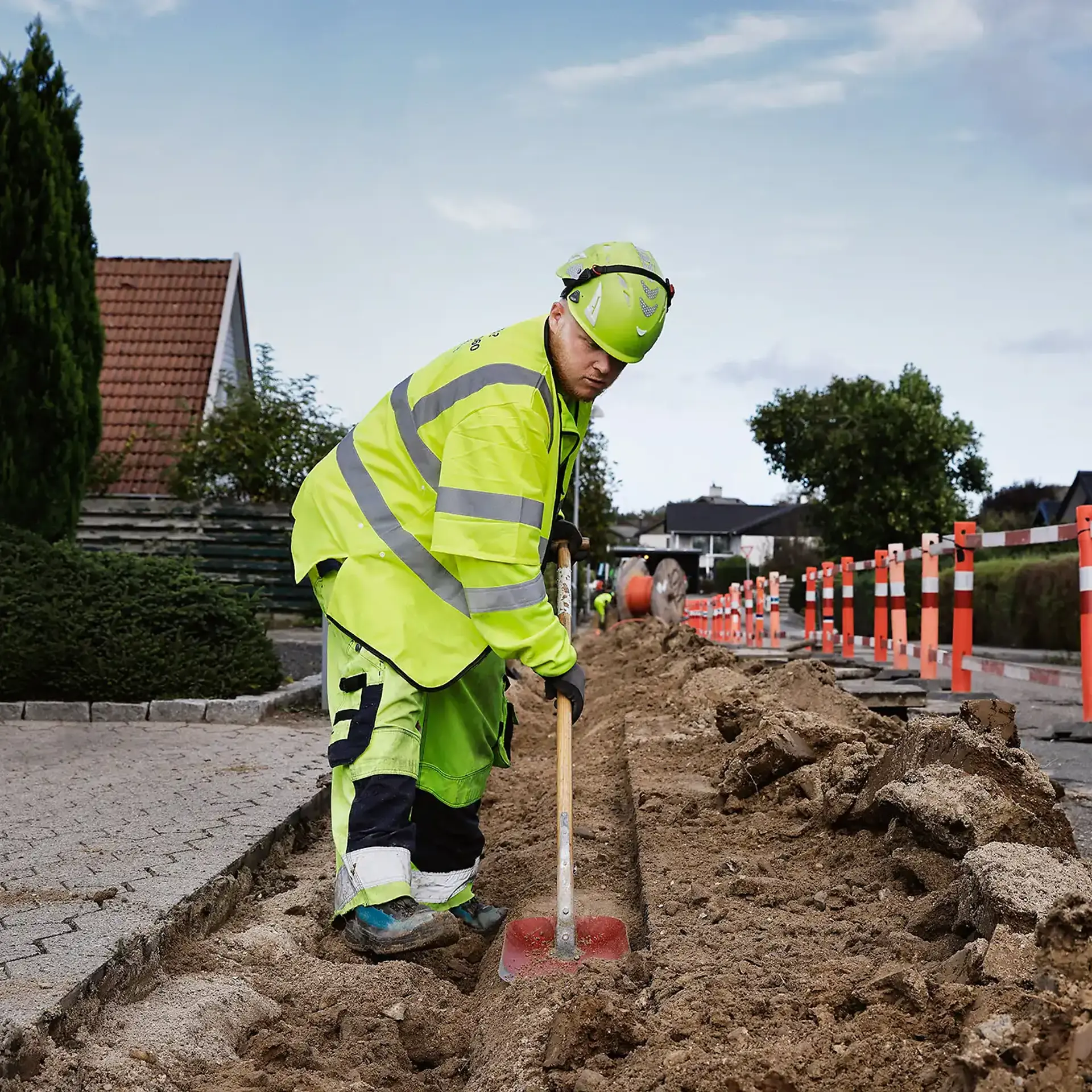 Tdc Net Fibernedgravning Villavej